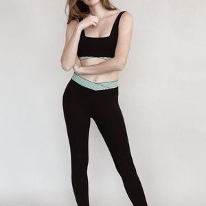 Olympia Activewear Moto Leggings in Black